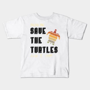 SKSKSK Save the Turtles And I Oop VSCO Girl Sticker Mug Gifts Kids T-Shirt